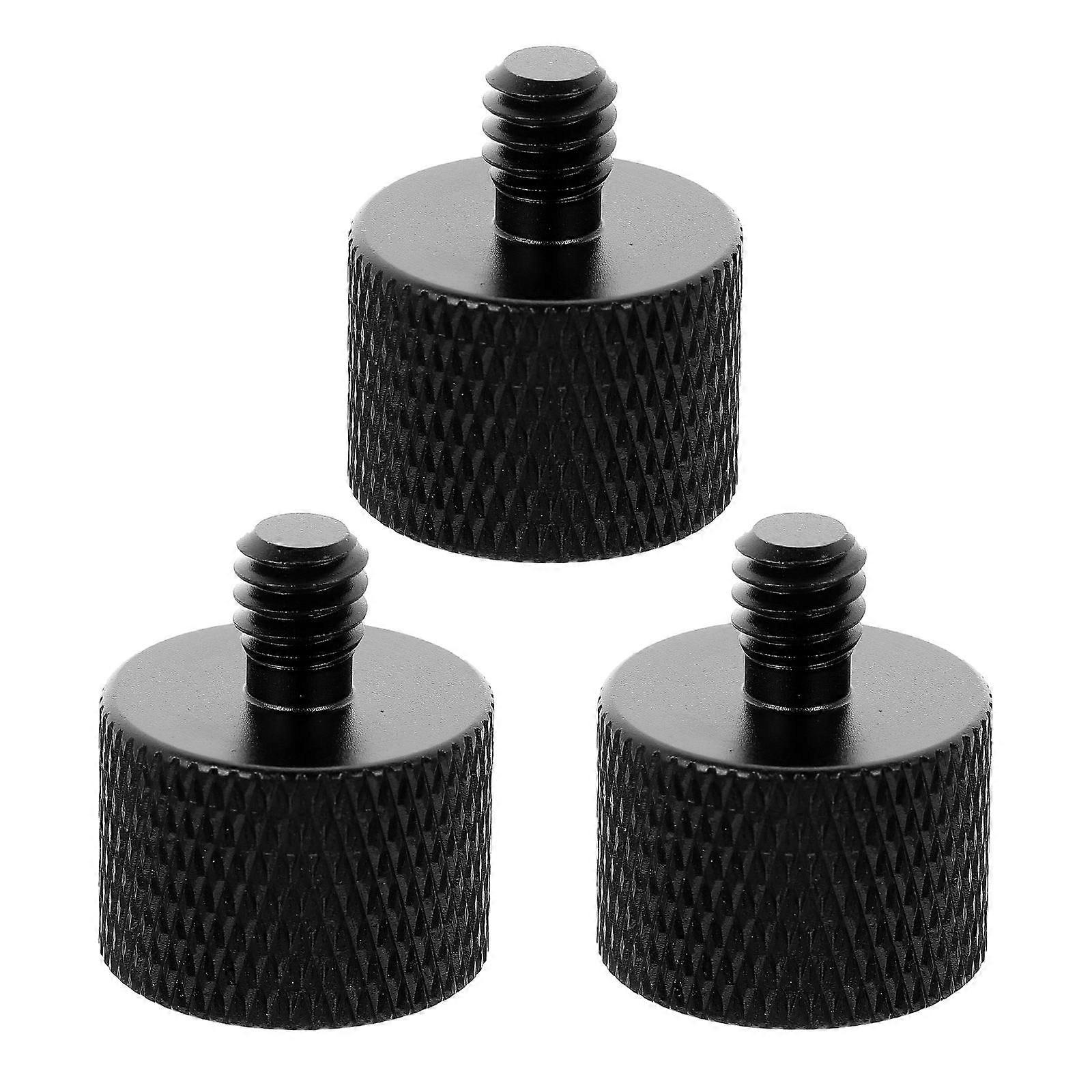 3pcs Screw Adapter 5 8 Inch to 1 4 Inch Adapters for Mic Stand and Tripod Thread Screws