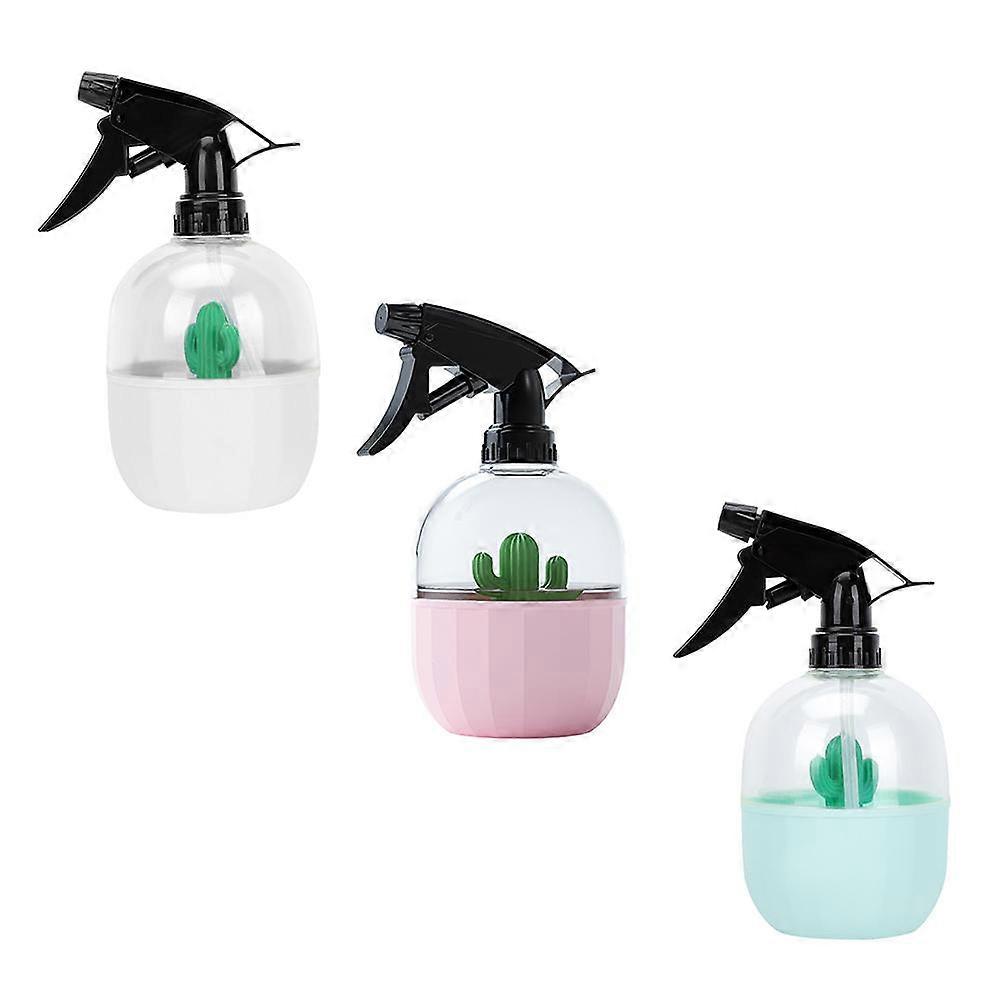 High Pressure Spray Bottle for Watering Made of Plastic Assorted Color Ergonomic Design 3pcs