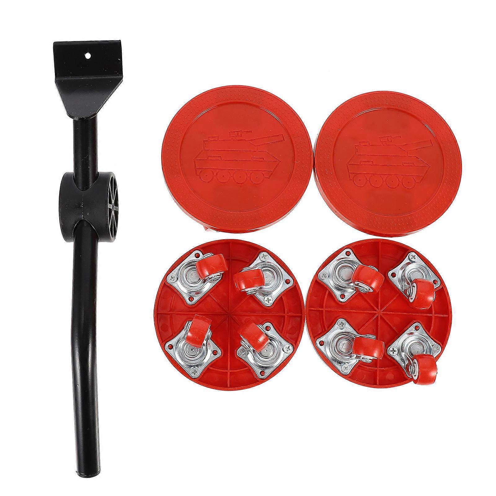 Heavy Furniture Moving Rollers For Furniture Moving Occasion In Warehouse Use With Circular Shape And Premium Rubber Material 1 Set