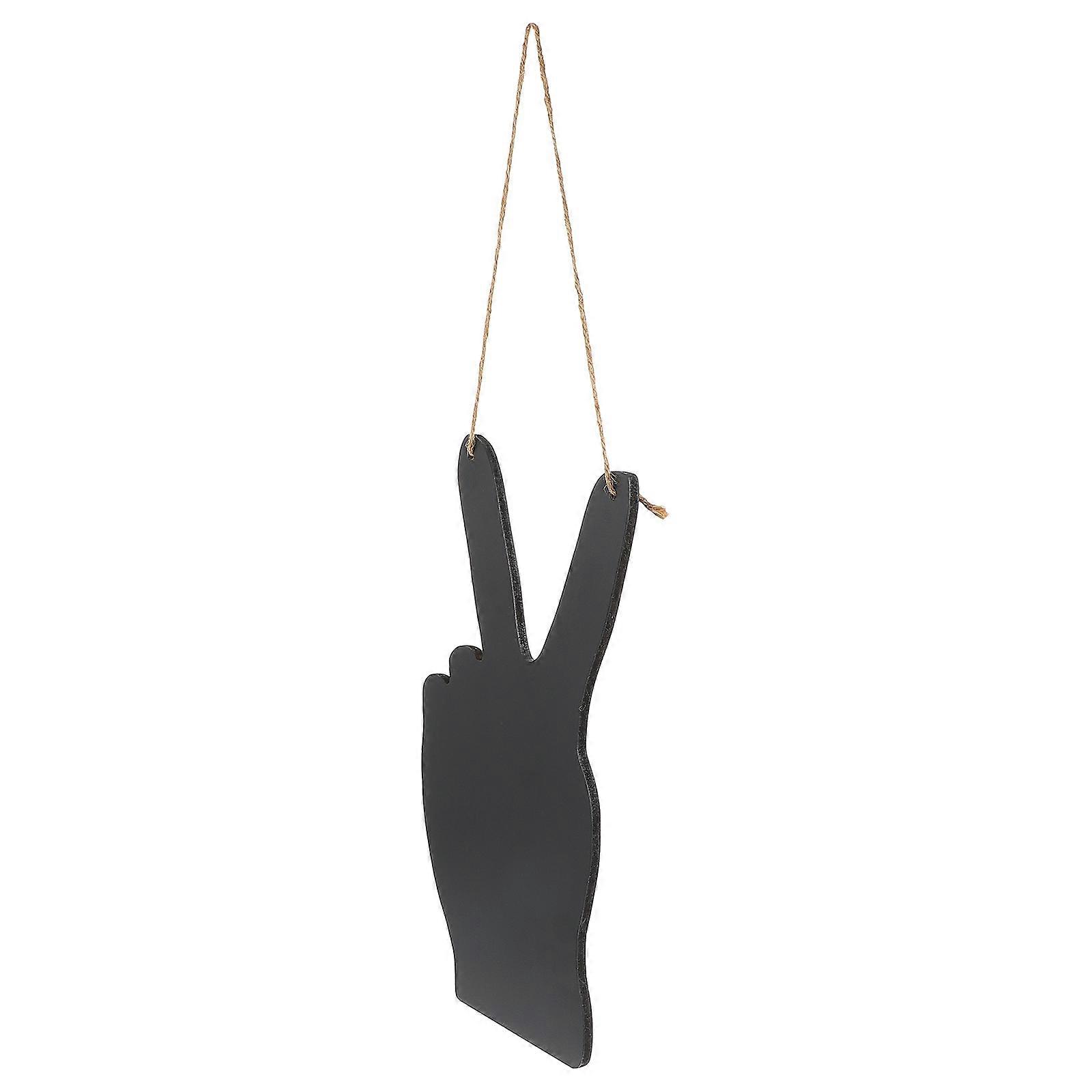 Black Mini Chalkboard Message Display Tool for Plant Decorating Housemates 30X17CM 1Pack