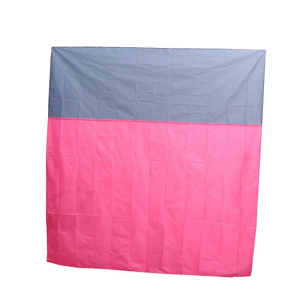 Kestävä vaaleanpunainen piknikmatto vedenpitävä ja taitettava ulkoiluun Retkeilymatkat 200cm x 140cm 1Pakkaus