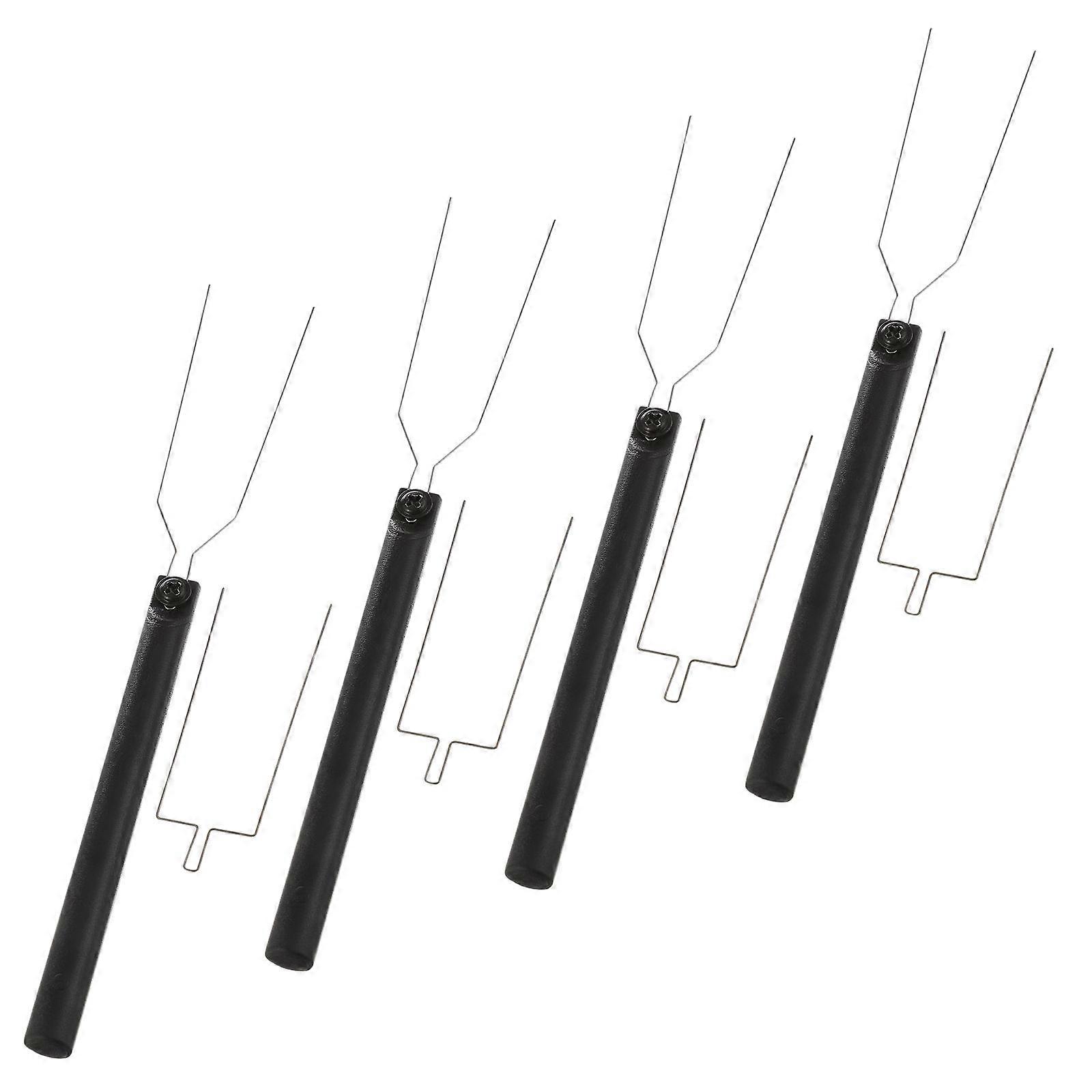 4pcs IC Extraction Tools, Durable Electronic Component Grabbers with Comfortable Grip for Easy IC Chip and Component Repair and Maintenance