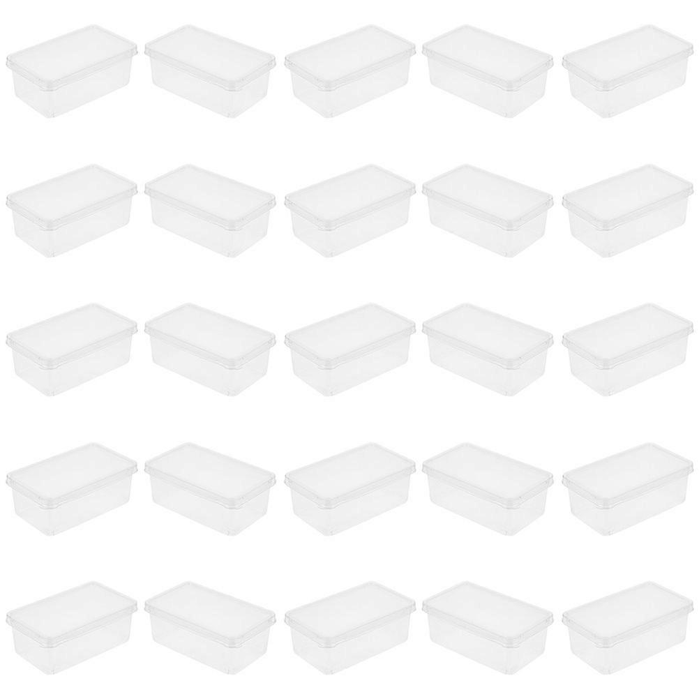25Pcs Stackable Transparent Mousse Box For Home Users And Bakery Owners Ideal For Tiramisu Cake Storage With Freshness Preservation