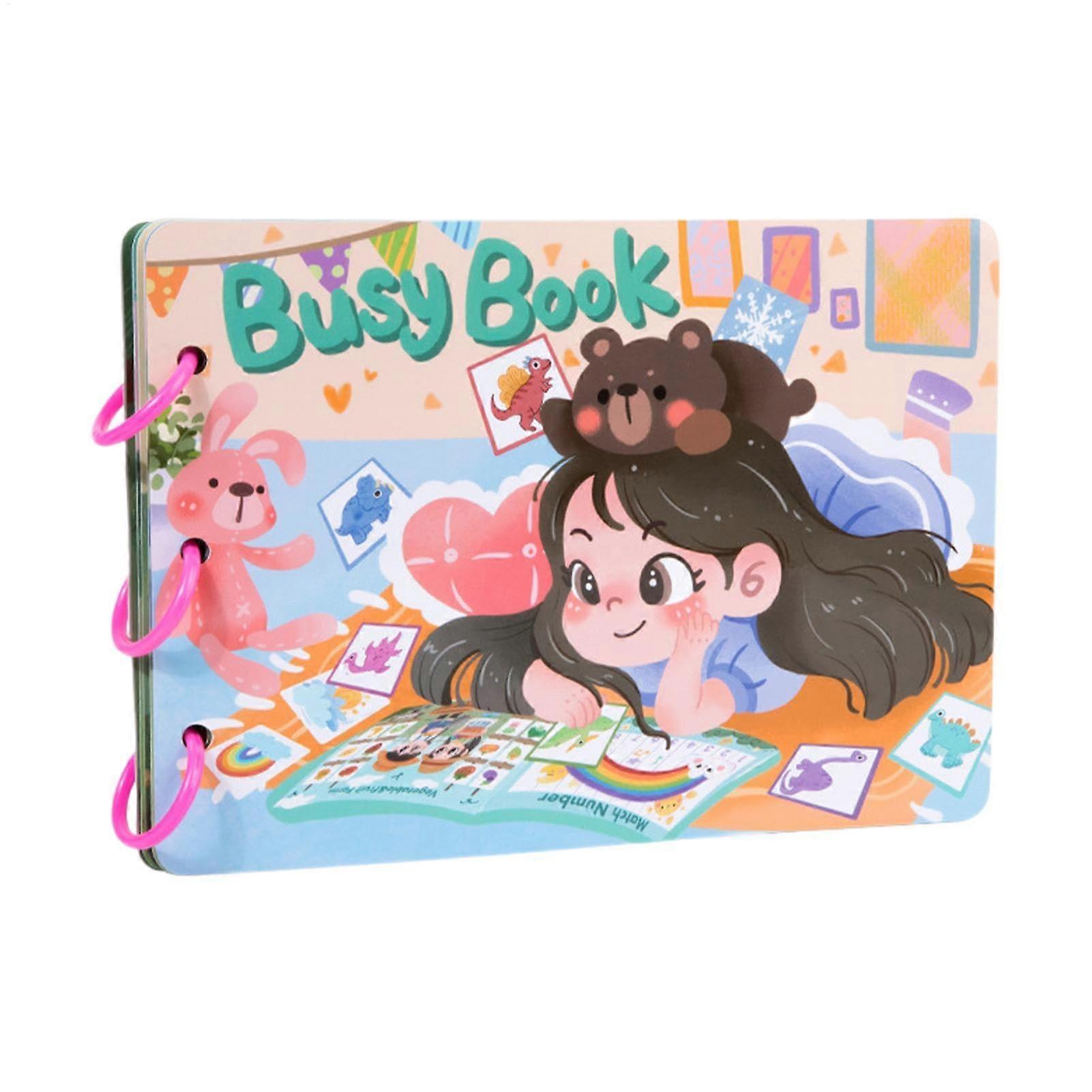 Sticker Book for Toddlers – Reusable Textbook with Different Themes for Preschoolers, Basic Learning Activities