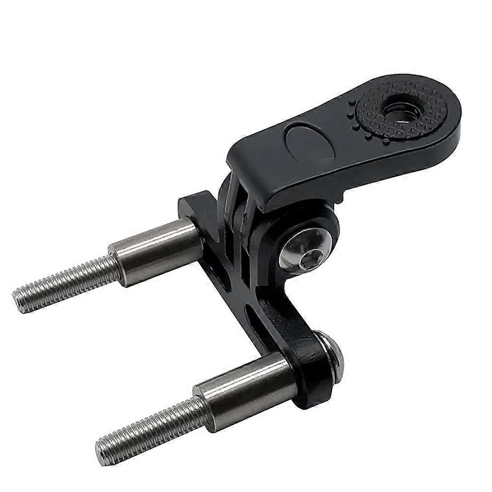 Bicycle headlight mount adapter for handlebar mount bike front light LED lamp holder camera type connector