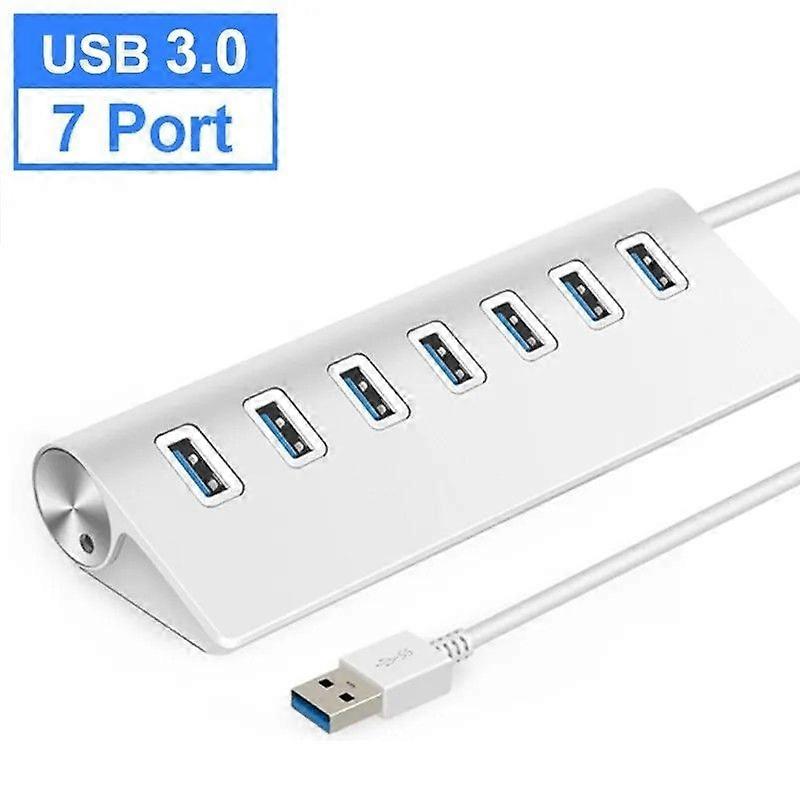 7301 7 Port Aluminum USB 3.0 HUB Adapter