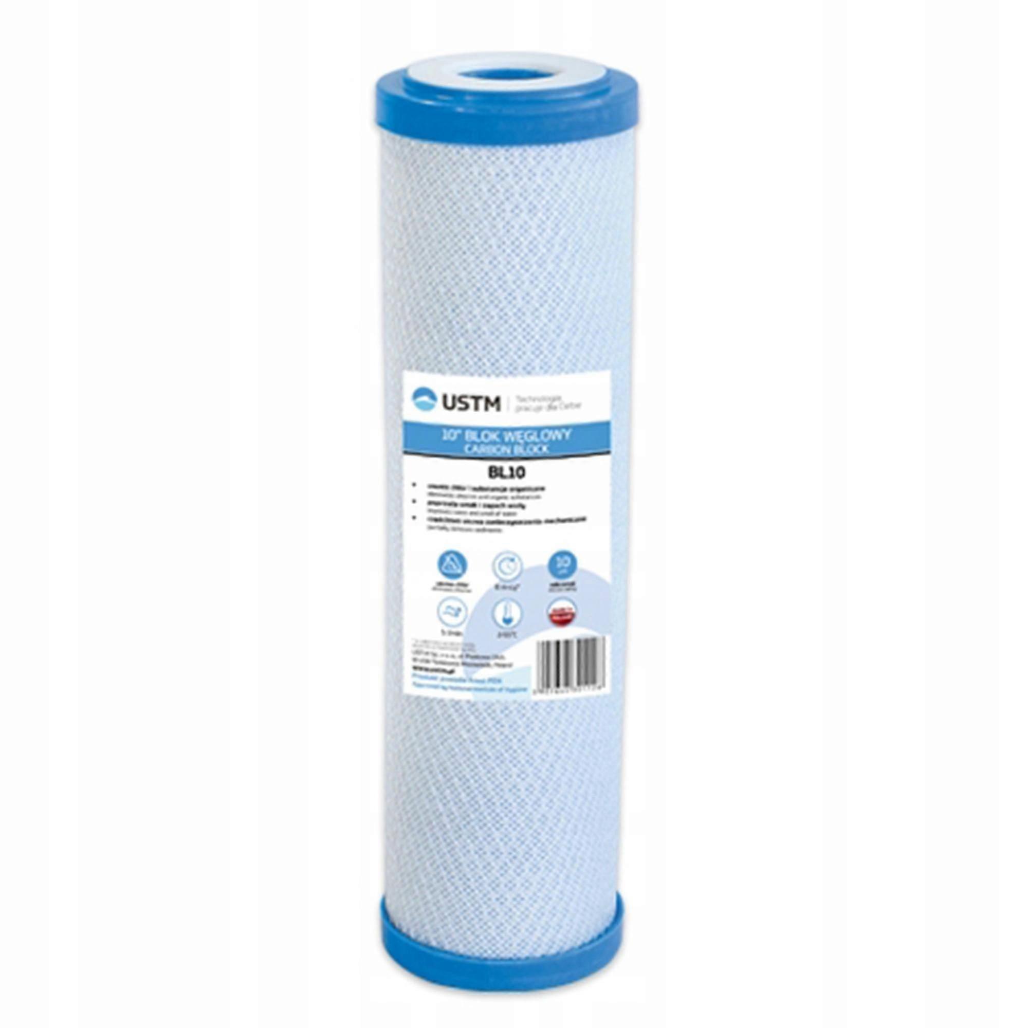 Water Filter Cartridge Ust-m Bl10 Carbon Block 10"
