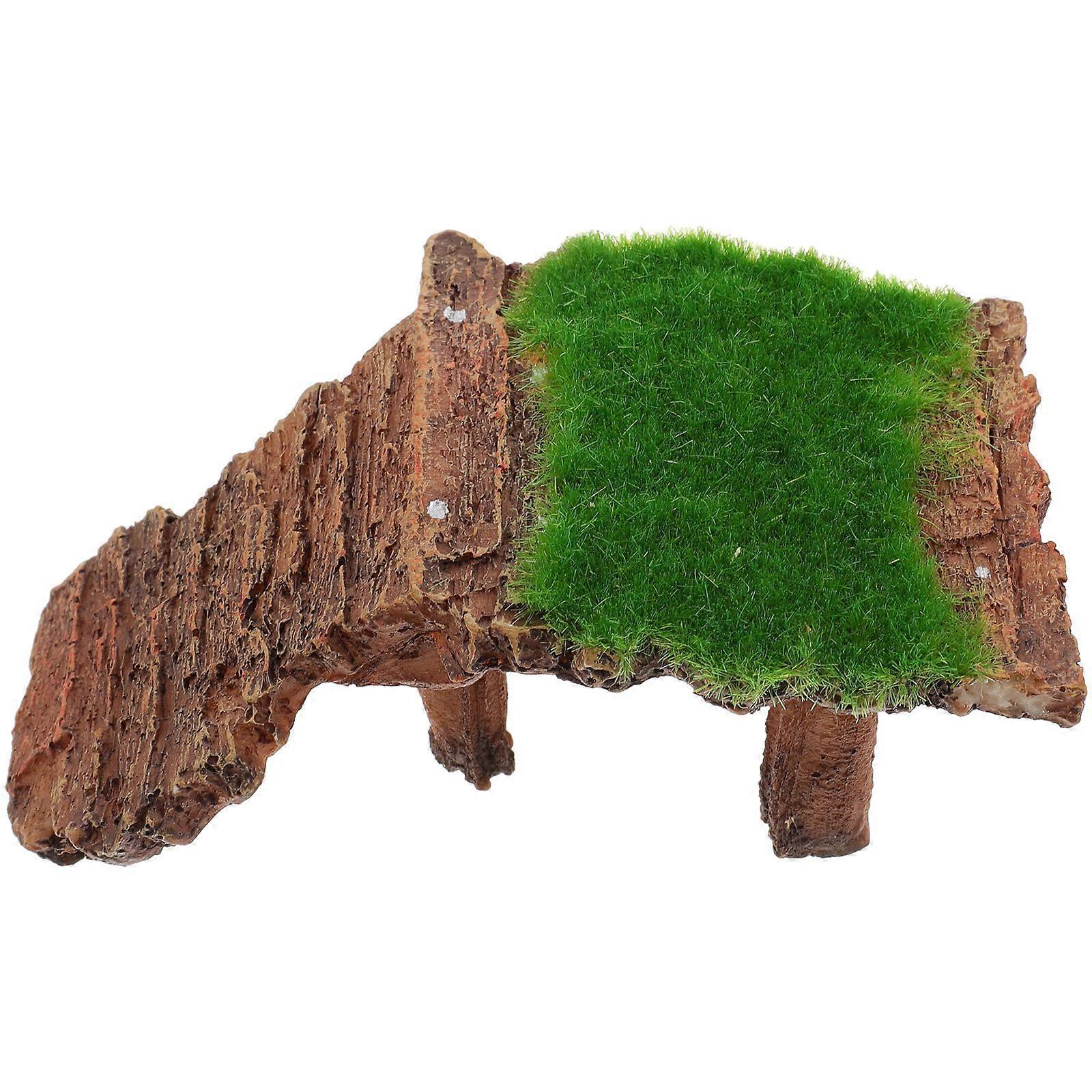 Turtle Tank Basking Platform Reptile Ramp Turtle Tank Rockery Landscaping Decor