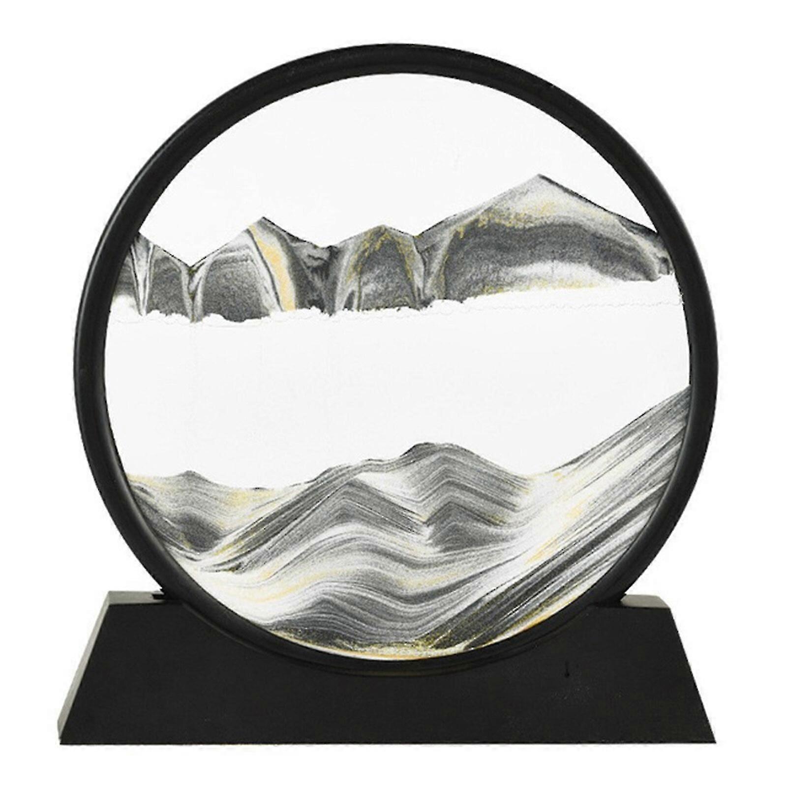 3D Moving Sand Art Picture - Sandscapes in Motion, Deep Sea Theme, Large Desktop Toy