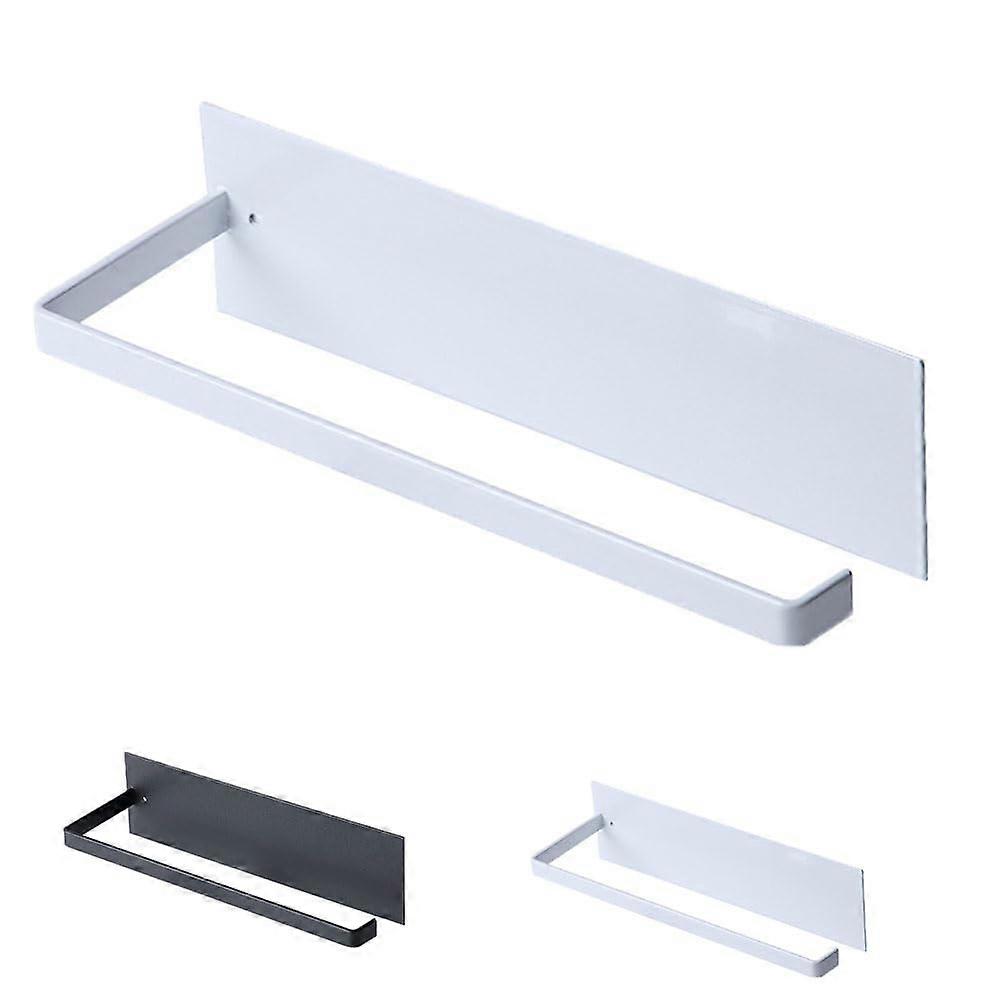 Tissue Hanging Roll Holder WallMounted Under Cabinet for Kitchen,Bathroom(White)