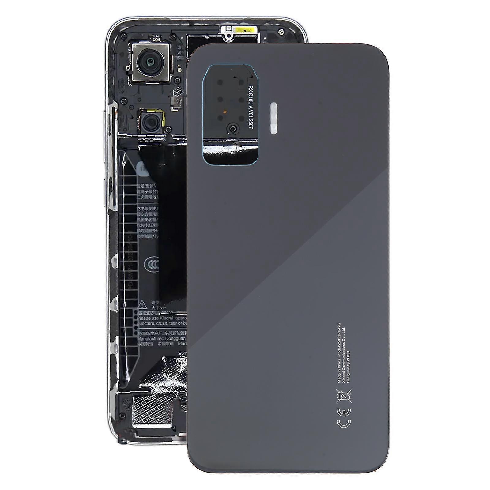 For Xiaomi Poco F7 COMPATIBLE Back Cover(Black)