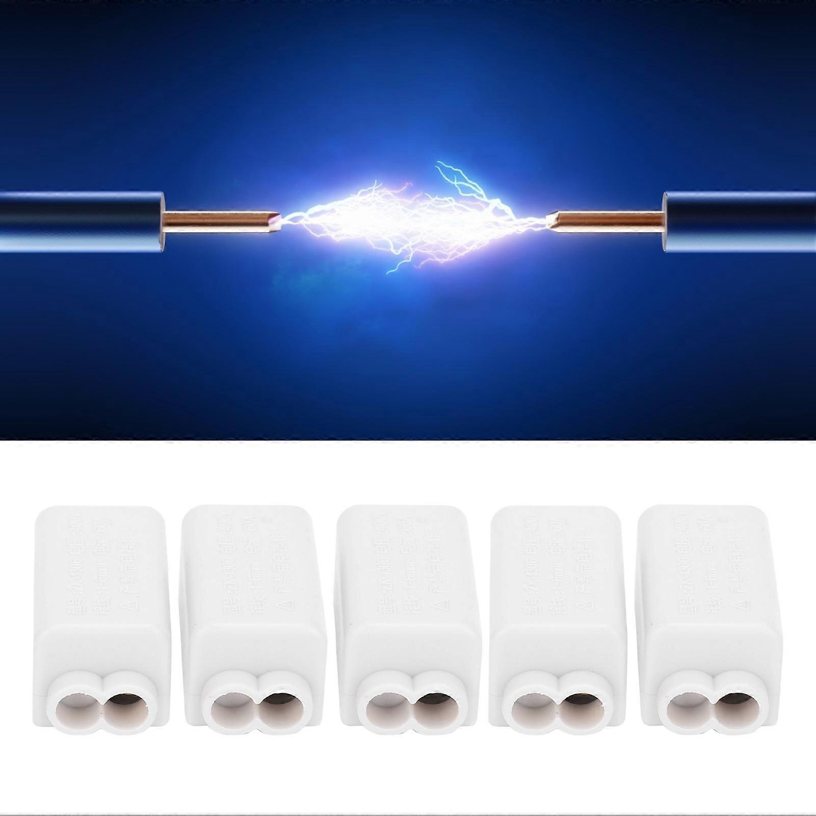 5Pcs Terminal Parallel Spliter Copper Junction Connector Box for Ceiling Light WiringZK-1306 