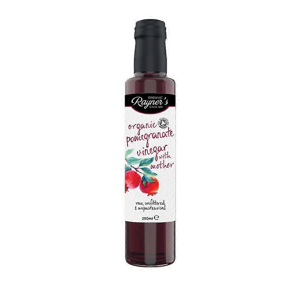 Rayners Essentials Organic Pomegranate Vinegar with Mother 250ml - 2 Pack