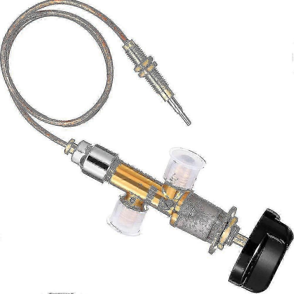 Kit di sostituzione della valvola di controllo di sicurezza del camino GPL con termocoppia per stufe a gas - giallo