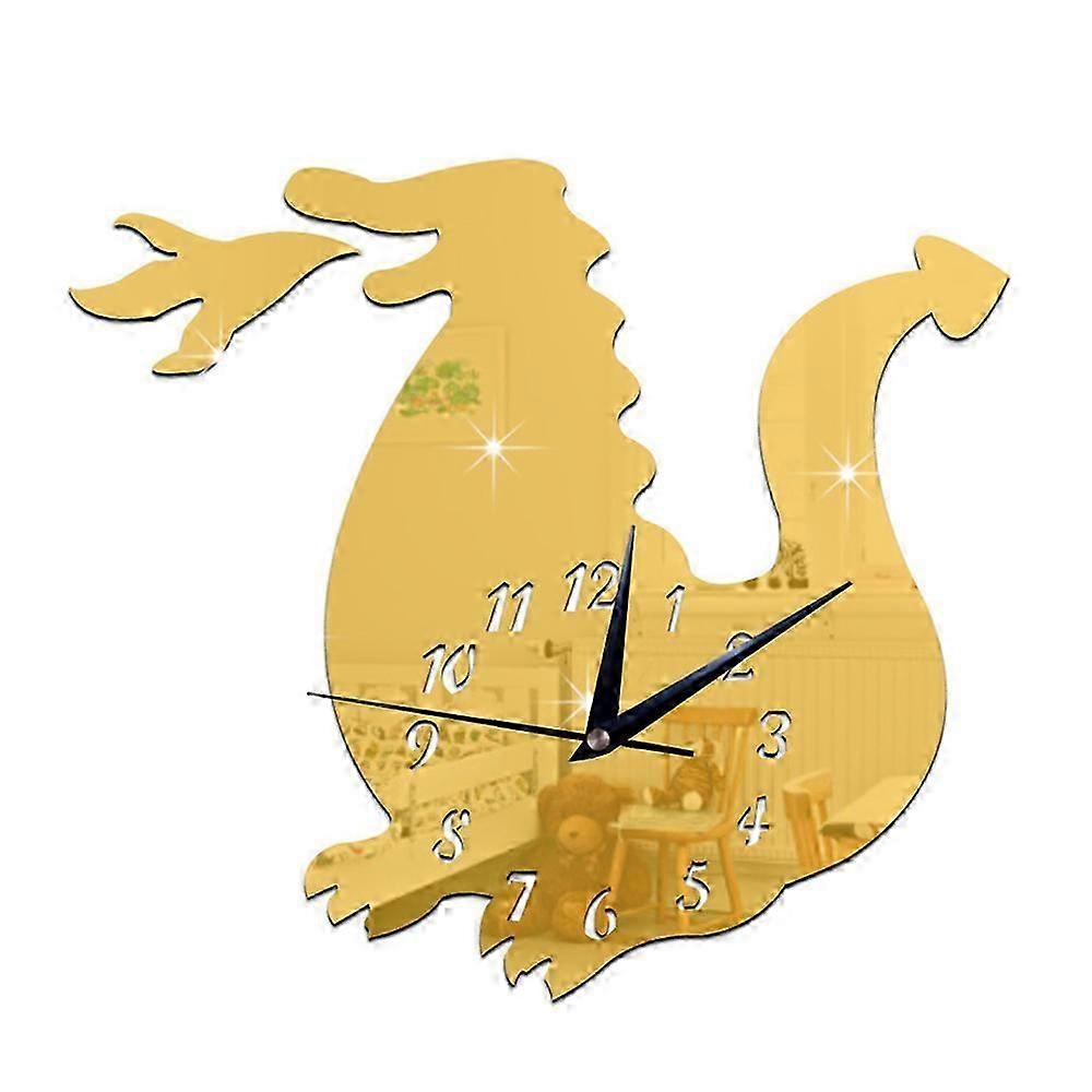 3D Kid Room Decoration Wall Clock Mirror