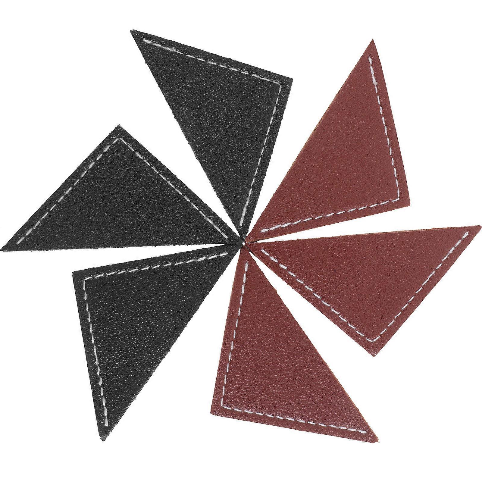 6pcs Page Corner Bookmarks Triangle Page Corner Covers Triangle Shaped Bookmarks Student Gifts