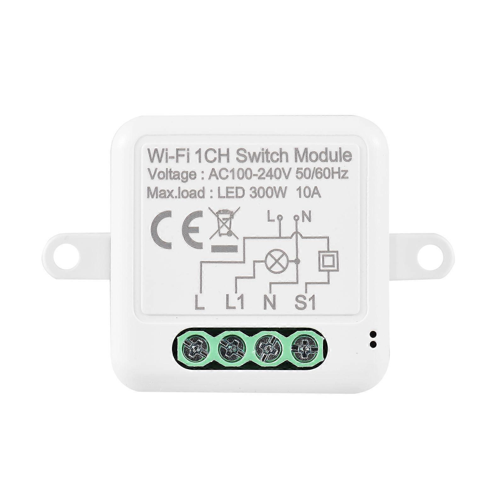 1CH WIFI Switch Module Mini Smart Module with Voice Control Mobilephone APP Control Timing Function