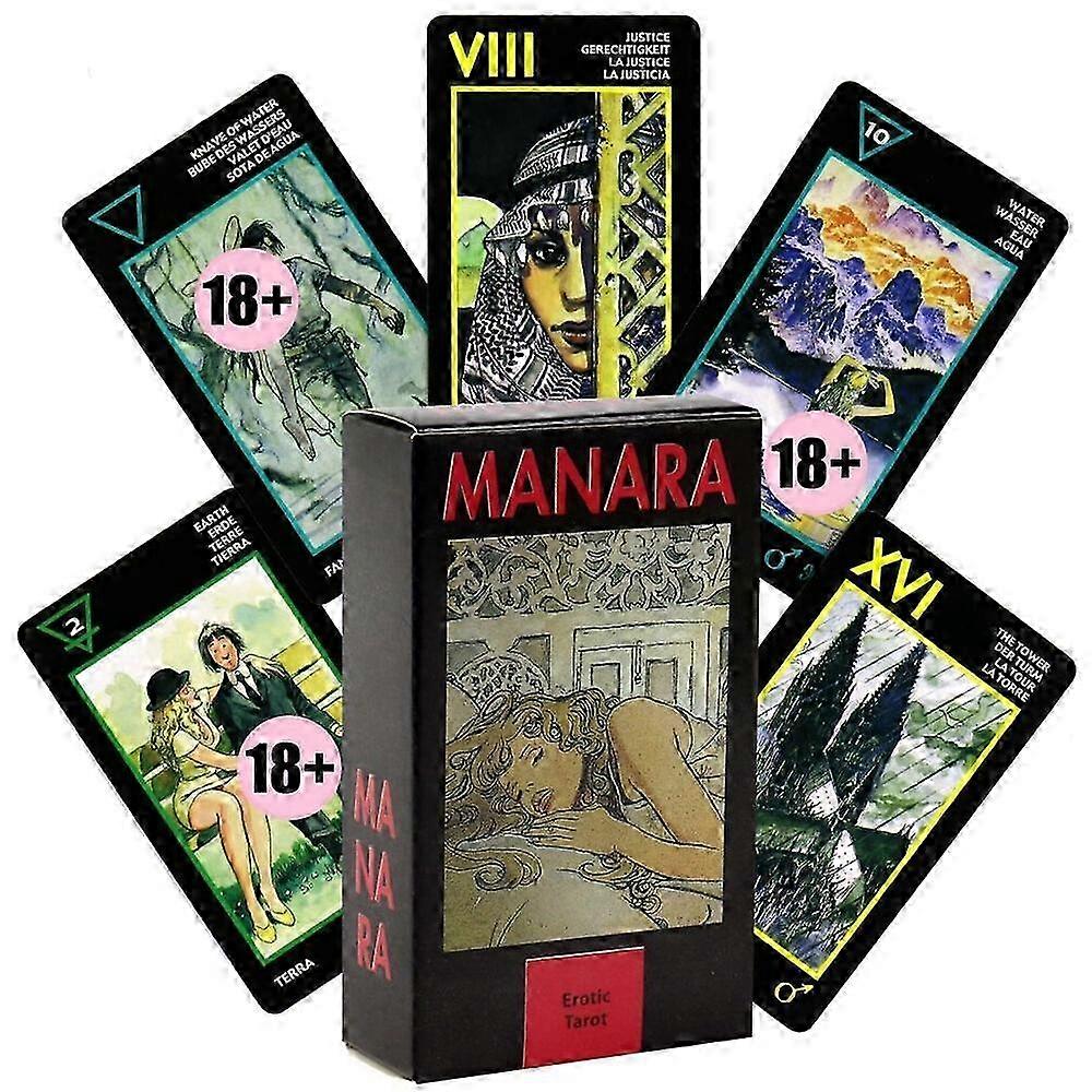 Manara Tarot Deck Sensual Cards Readings