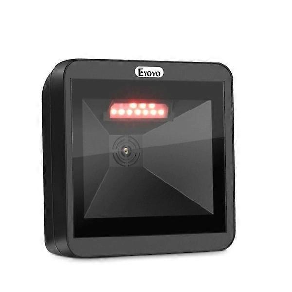 Desktop Barcode Scanner, Omnidirectional Hands-Free Wired USB Big Barcode Reader