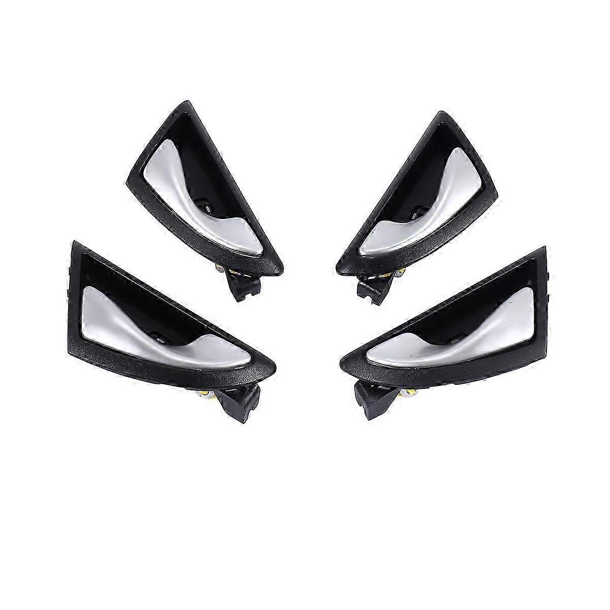 4Pcs Car Door Handle for J3 J3S 2009-2015 Matte Silver