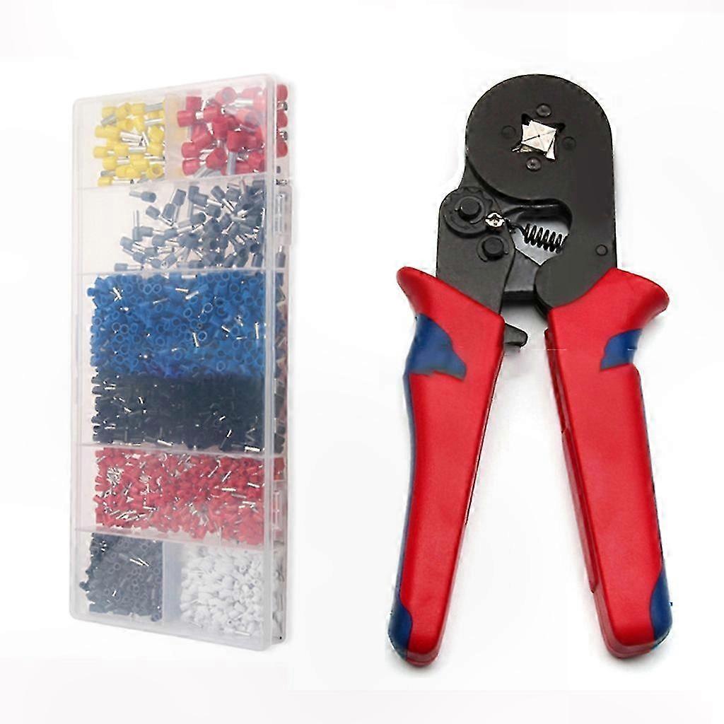 Crimping Pliers for Electrical Terminals and Connectors, 0.25-10mm Ferrule Tool Set