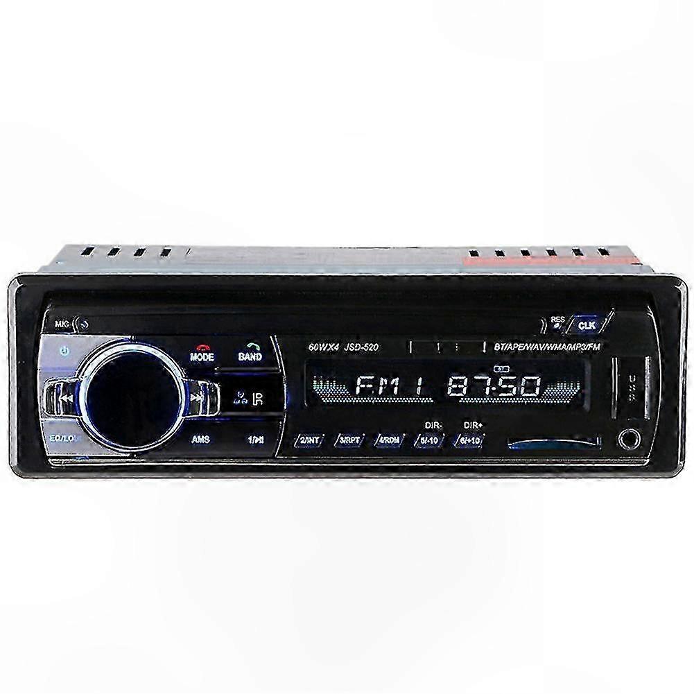 Single DIN Car Stereo with LCD Display, MP3 USB SD Card Reader, FM Radio, AUX Input