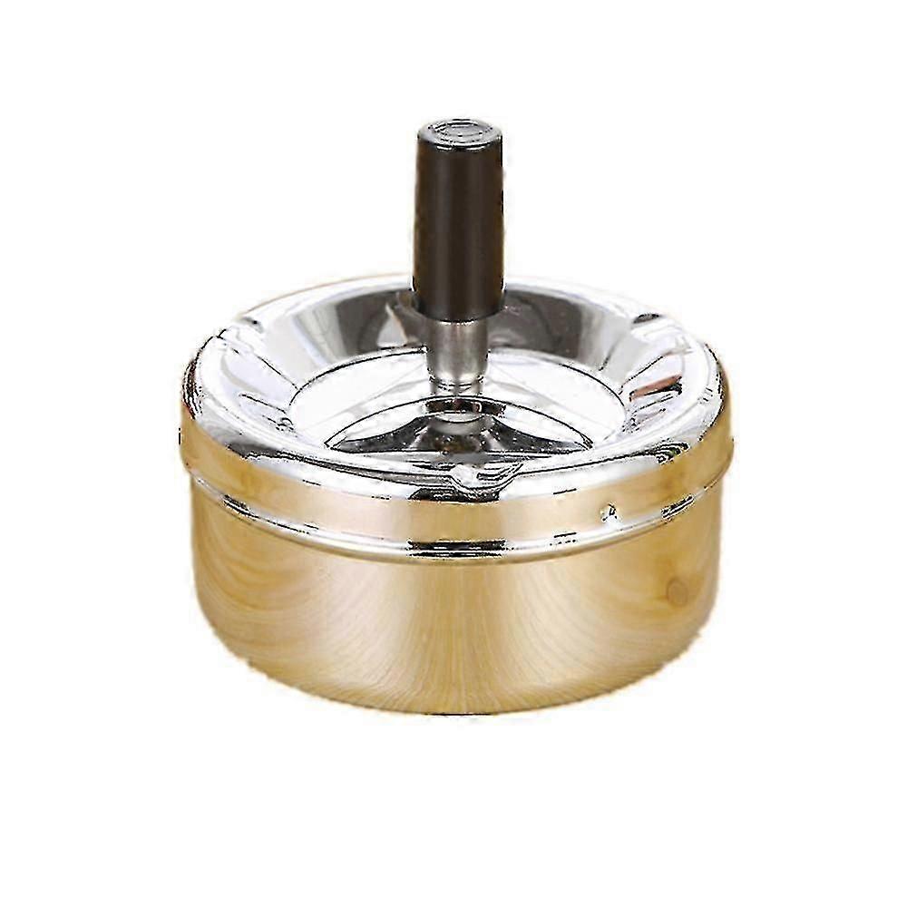 Extra Large Chrome Spinning Ashless Ashtray