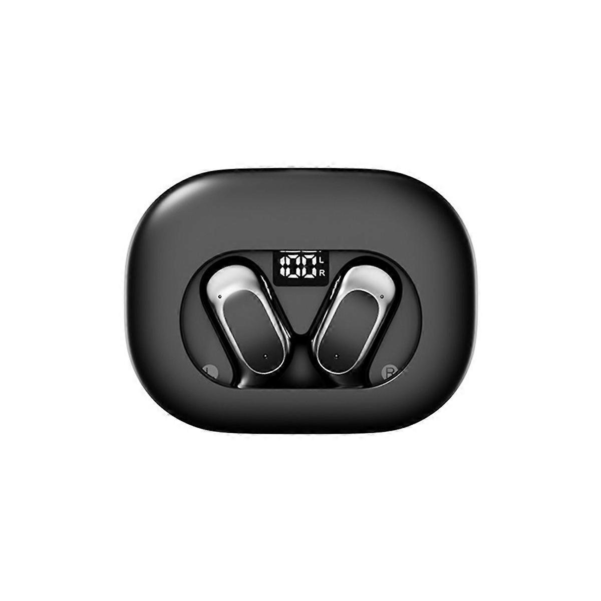M115 Smart Translator Headset 144-Language AI Translation Earbuds Wireless on-Ear Translator Device Black