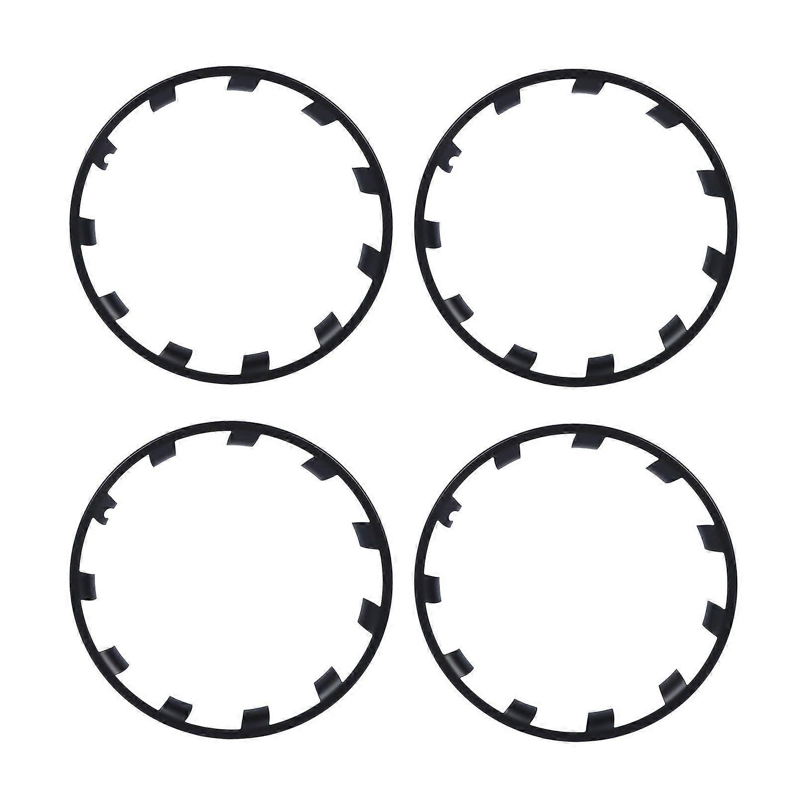 4PCS Wheel Rim Protection Ring Decorative Precise Fit Replacement for Tesla Model Y 21in 2021 to 2024 Dark Grey