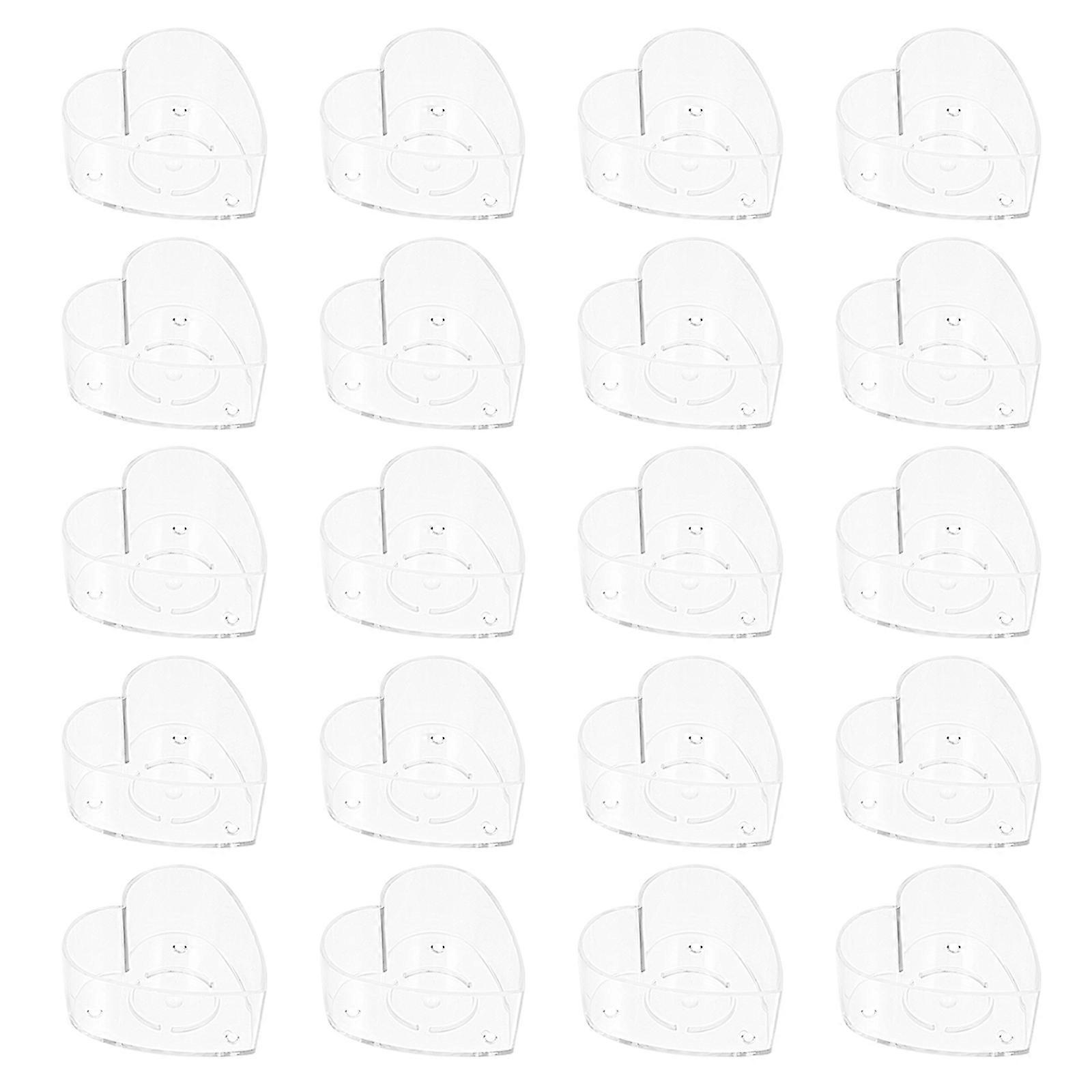 Plastic Candle Shell Candle Container DIY Box for Storage Use 20Pcs