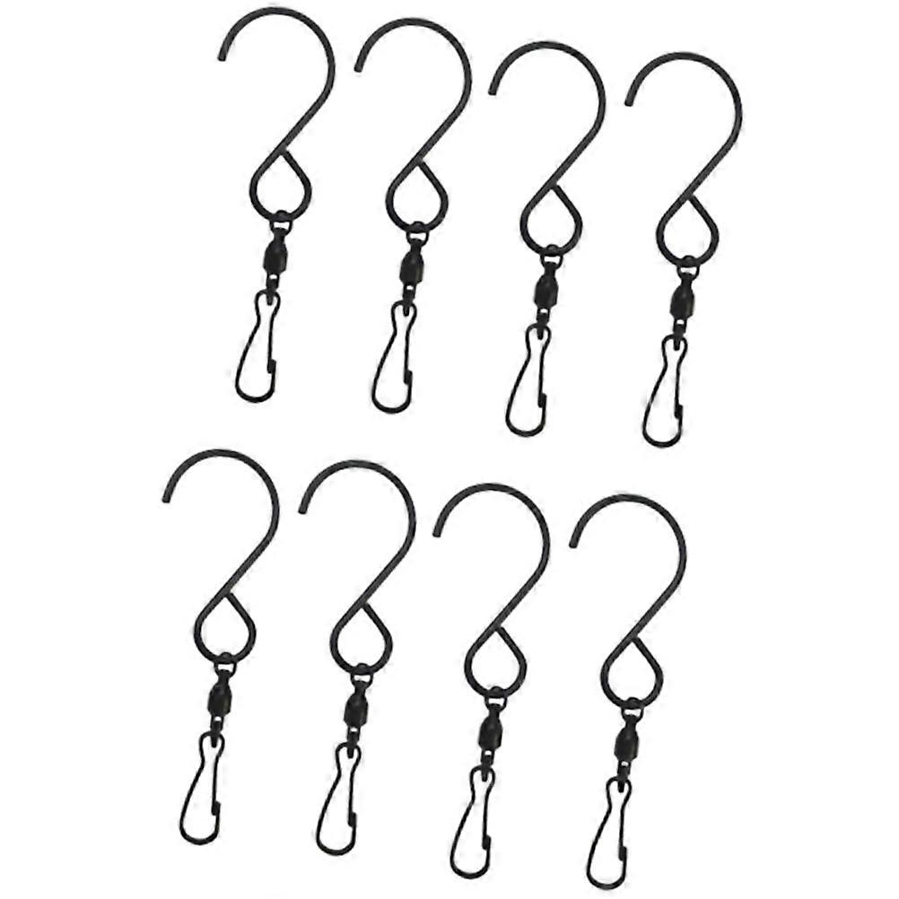 Creative Coat Hook for Holding Use Made of Stainless Steel Heavy Duty 360 Degree Rotating Design Black Color