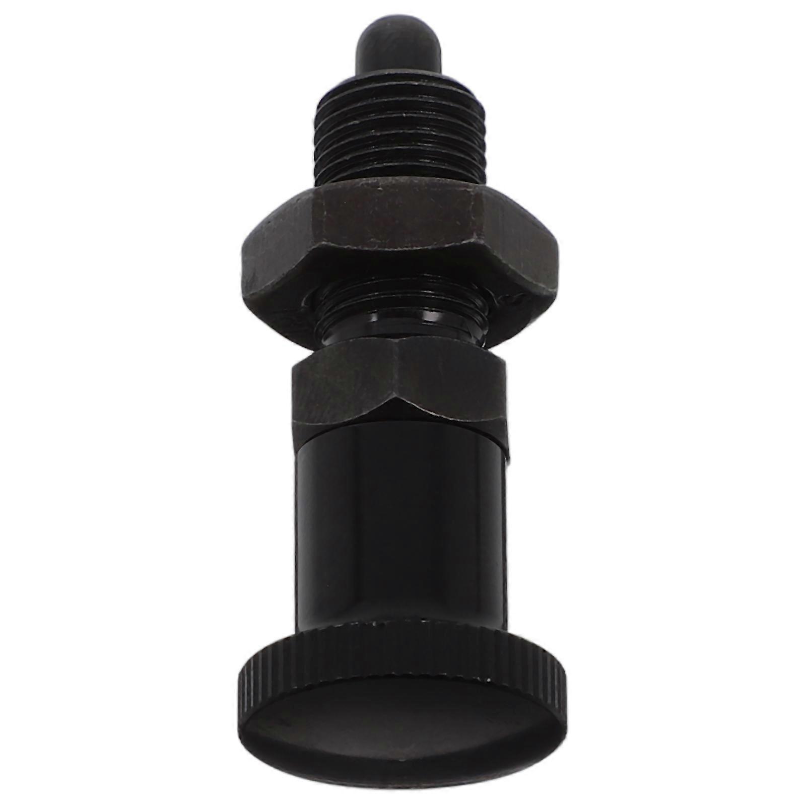 Reset Type Indexing Plunger for Industrial Machinery Carbon Steel Black Quick Recovery 1Set