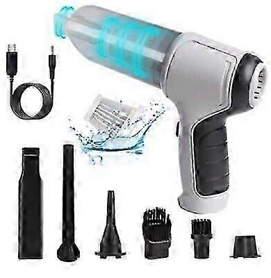 Wireless Car Vacuum Cleaner - Mini, Portable with Wet/Dry Function and Mite Removal for Home and Vehicle