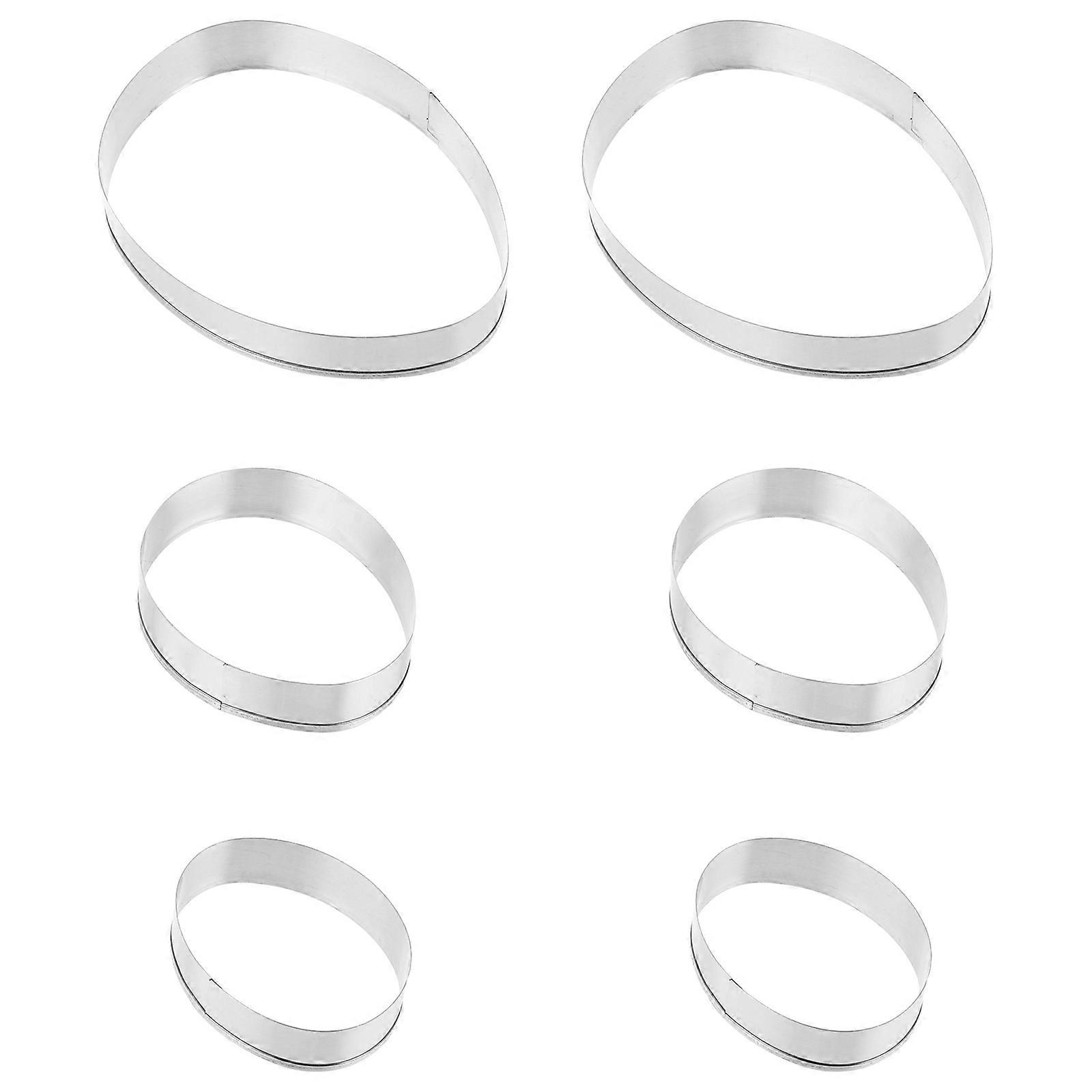 Chicken Egg Mold Stainless Steel Baking Mold for Kitchen Use 1Set Set