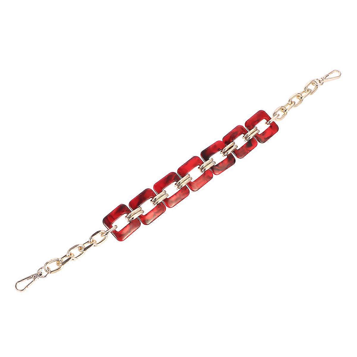 Bag Replacement Strap Handbag Chain for Adornment 1Pcs Stylish Versatile Chain Red