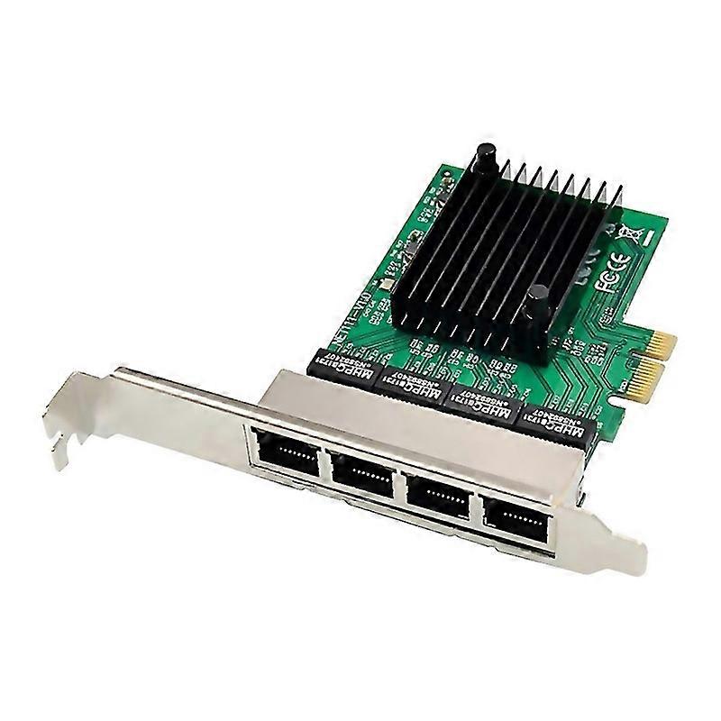 Für Pcie Netzwerkkarte Pcie X1 4 Port Gigabit Ethernet Server Netzwerkkarte Adapter Für Liebe Fast Sea