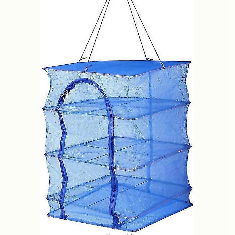 For 1pcs Foldable 4 Layers Drying Rack For Vegetable Fish Dishes Mesh Hanging Drying Net Hanging Nat