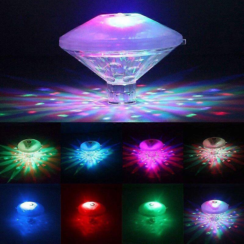Floating pool light color, Disco bath light, IP68 submersible LED light, LED