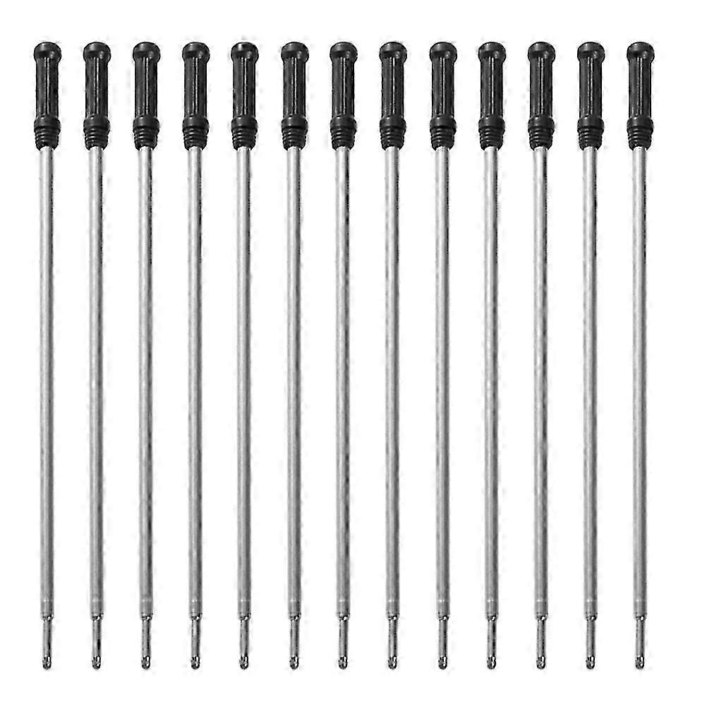 Replaceable pen refills for twist pens - 50pcs black ballpoint ink refills