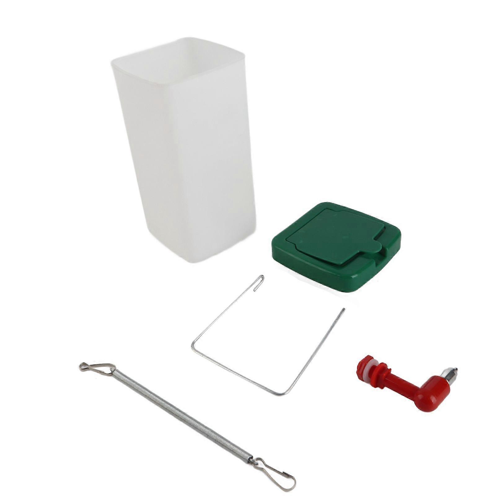 Chicken Nipple Waterer Hanging Leak Proof Large Capacity Poultry Nipple Drinker for Farm 1L