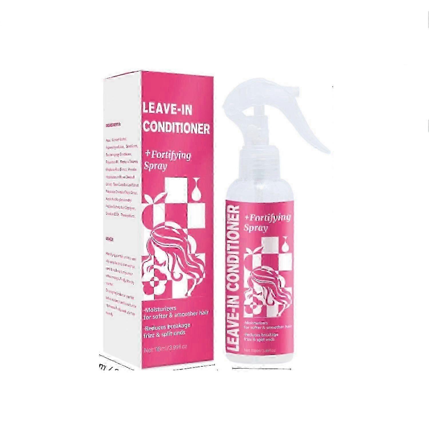 ExquisiteLeave-In Conditioner Spray, Grow Long Biotin - Anti-Frizz Deep Conditioner For Split Ends & Breakage - Nourishing Hair Treatment for Curly, D