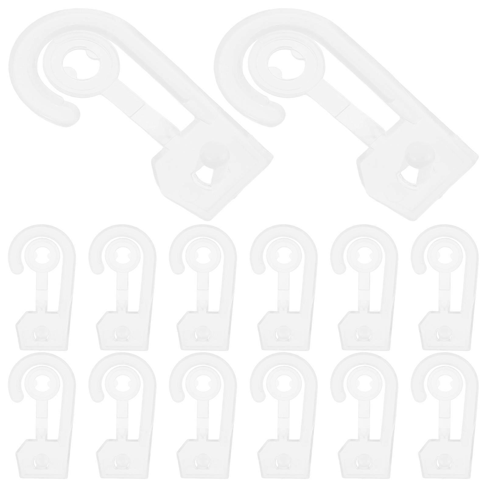 500Pcs Plastic Hook for Socks Display with J Shaped Design in Transparent