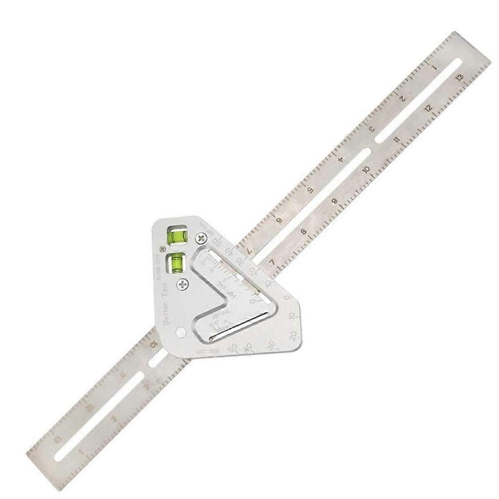 MultiFunction Angle Ruler Measuring Tool Protractor Carpenter Tools Roofing And Carpentry Utensil