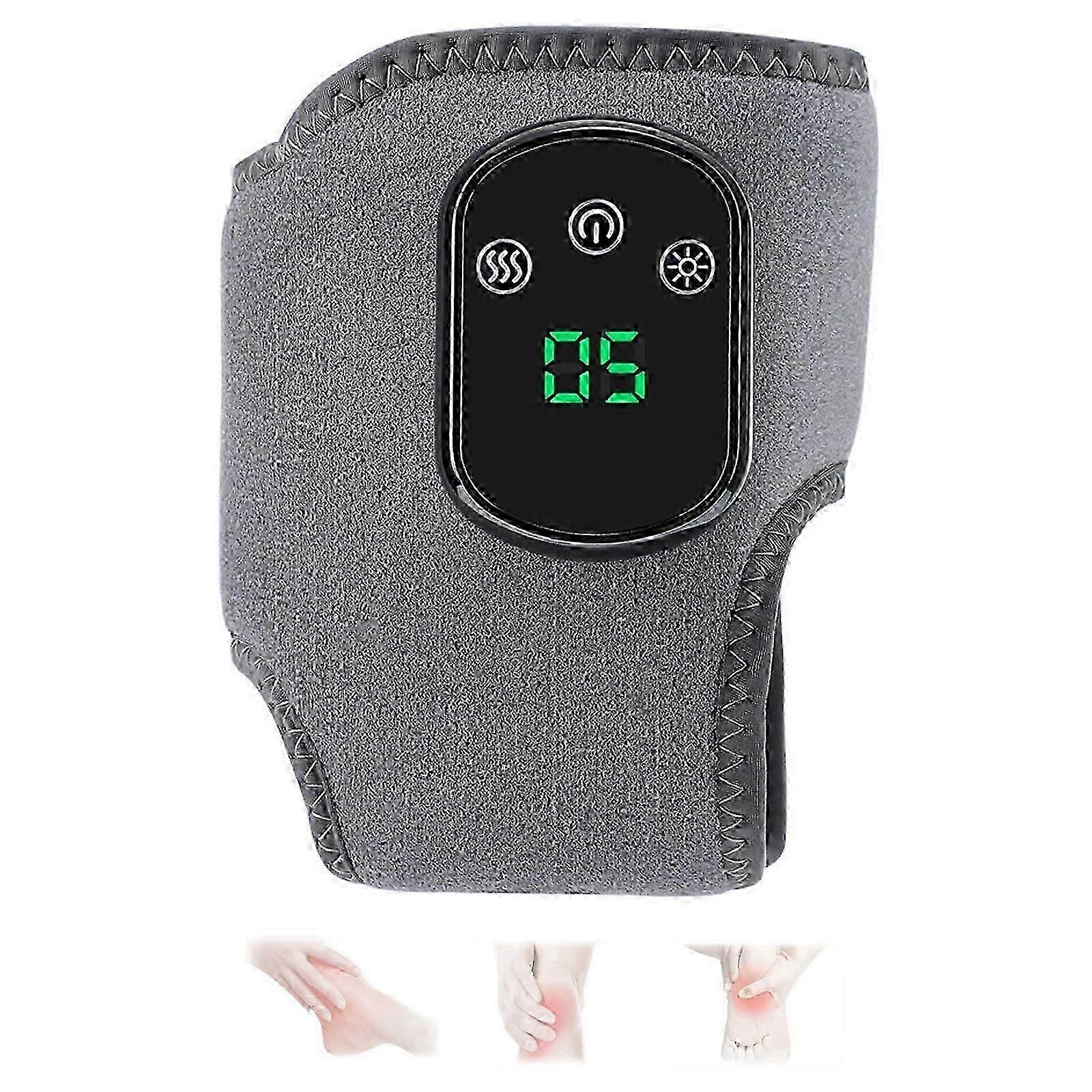 suitable for emsense foot massager wireless portable triple method 3 vibration modes heated ankle wrap for home office travel