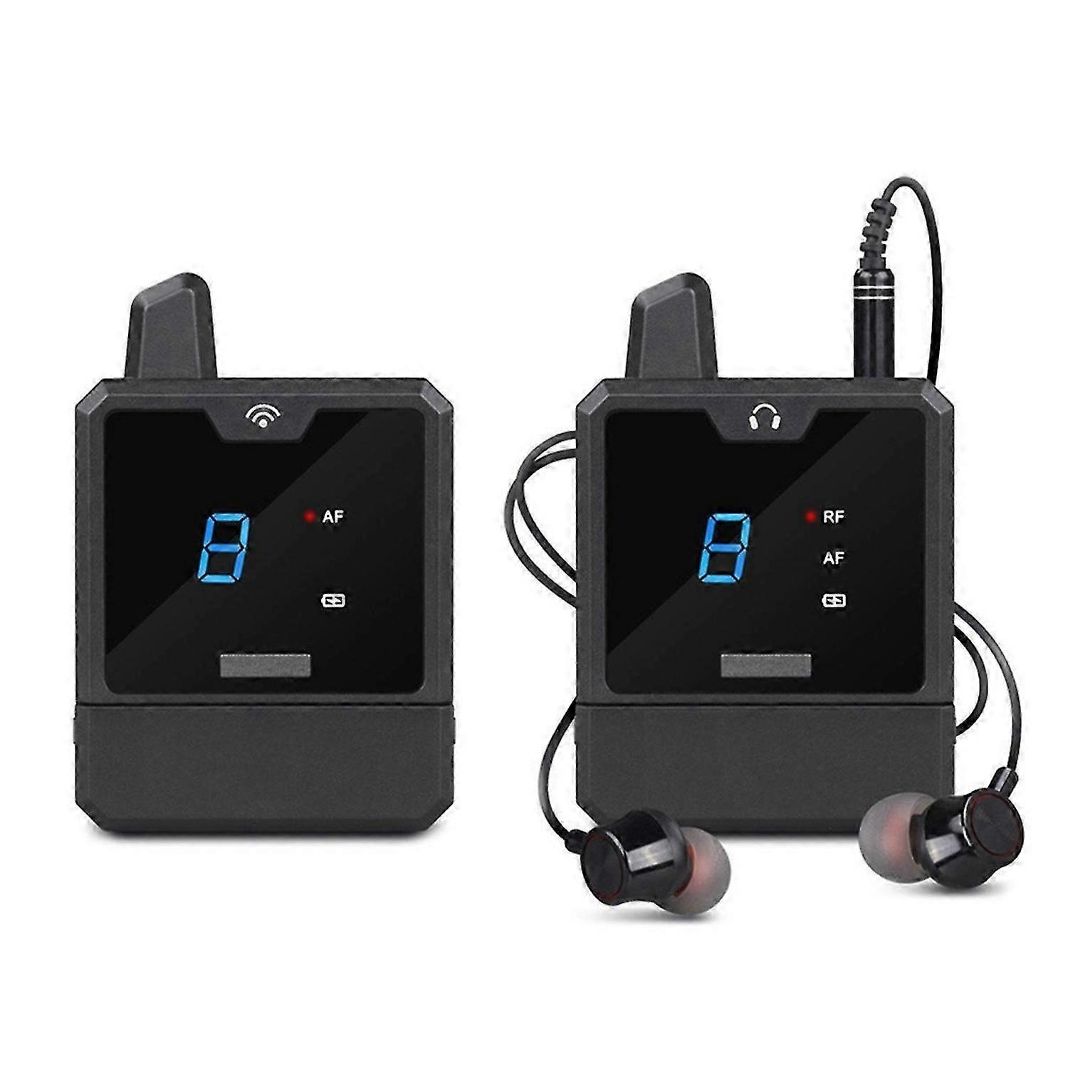 UHF IEM Wireless in-Ear Monitor System Audio-Mini UHF Rechargeable