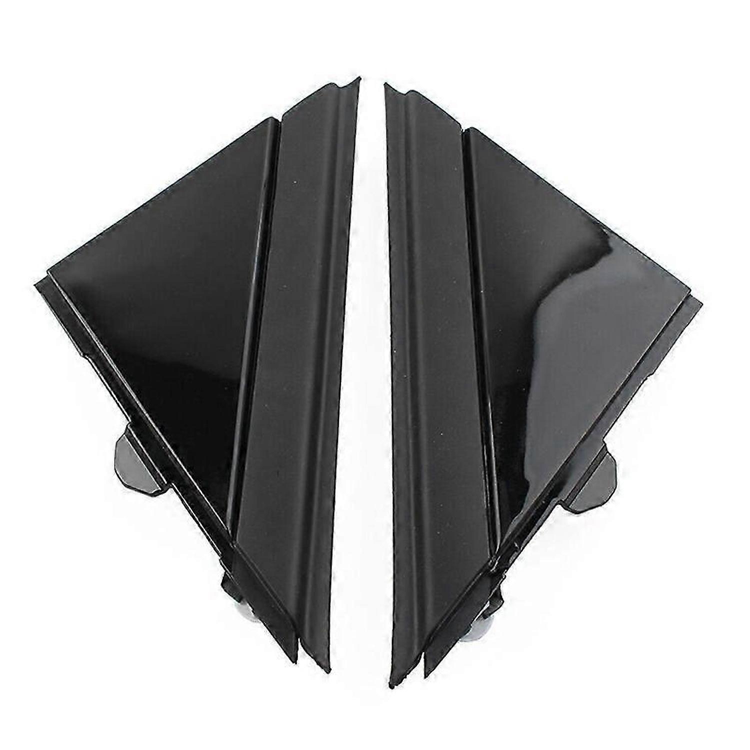1 Pair Bright Black Rear View Mirror Triangle Mirror Decorative Plate 1SH17KX7AA 1SH16KX7AA for 2012