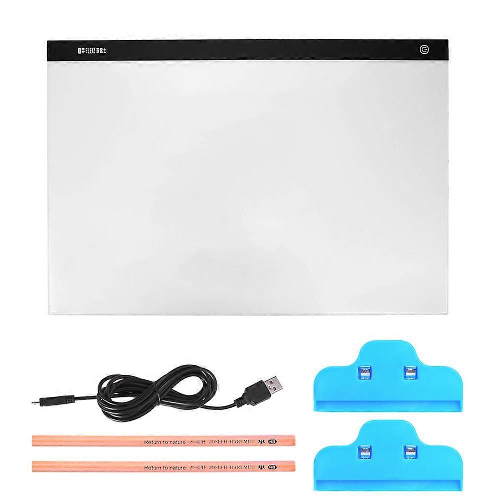 Tableau de traçage lumineux LED, intensité variable sur 3 niveaux, format A2, grande surface, pour peinture et croquis