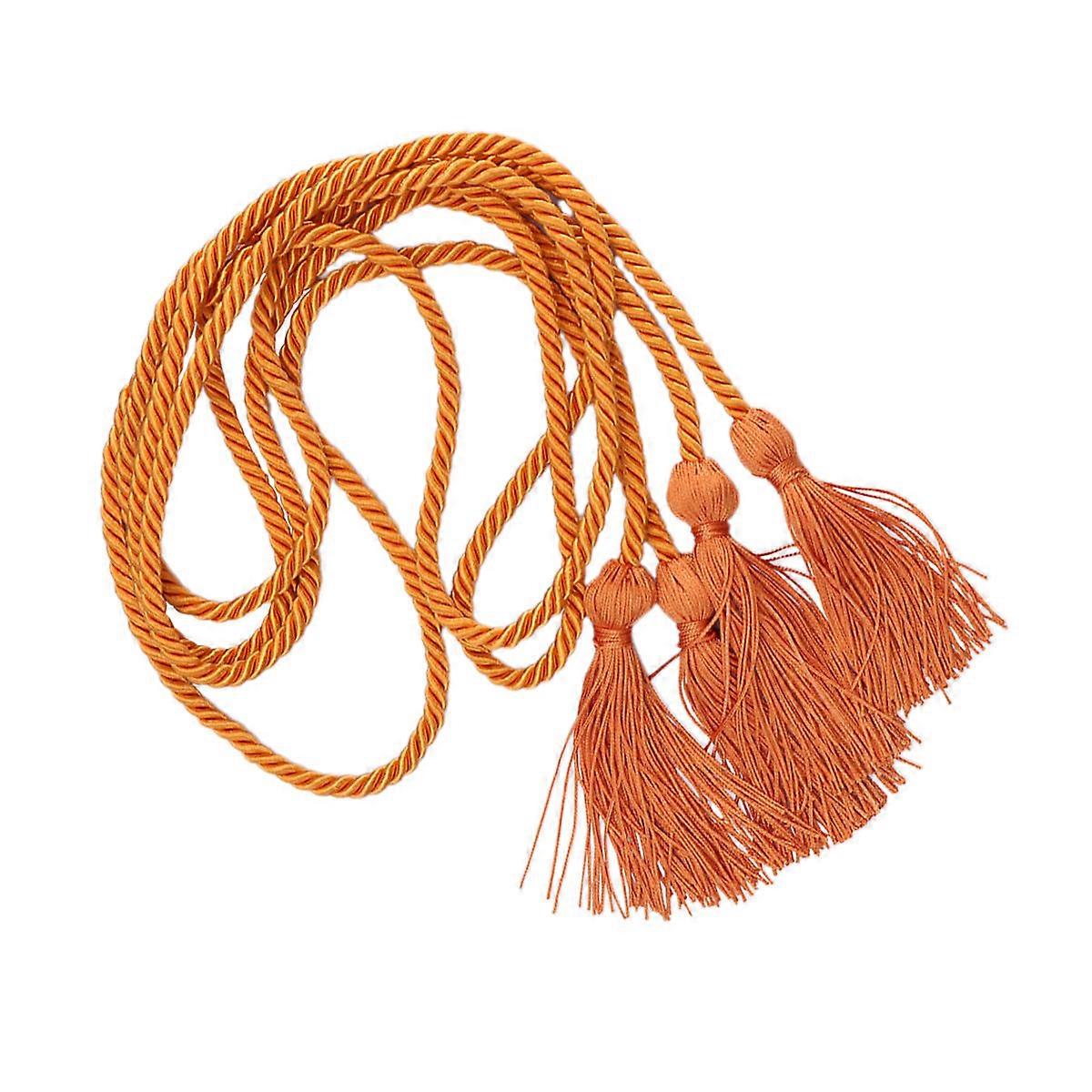 Graduation Honor Rope Polyester Yarn Tassels for Bachelor 2Pcs