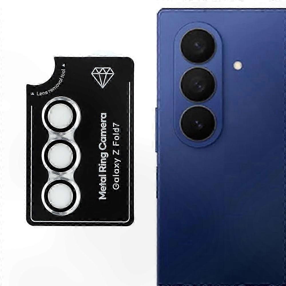Protective Lens Film for Foldable Phone - Accurate Fit Silver Camera Guard Set