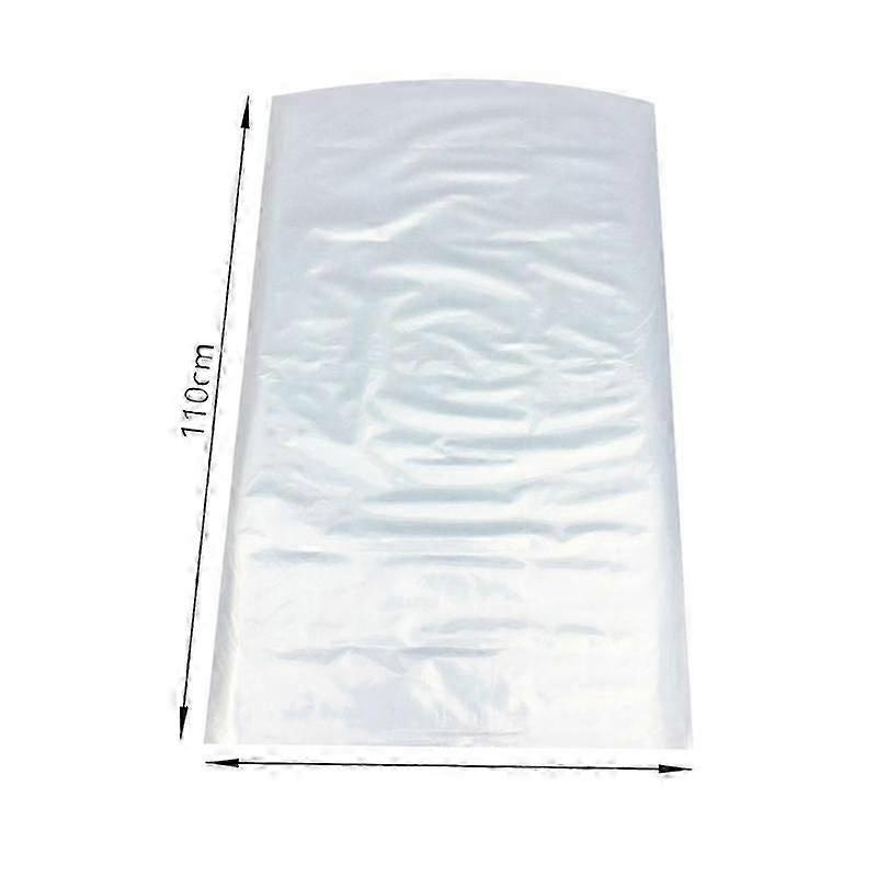 50x σαφές πλαστικό φόρεμα τσαντών τσαντών ρούχων κάλυψης ενδυμάτων πολυαιθυλενίου στεγνό καθαριστήριο Z